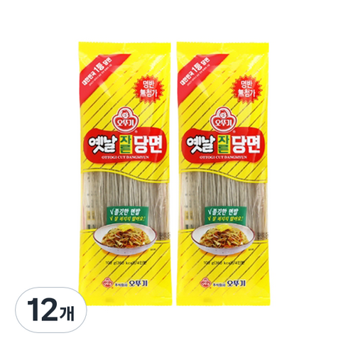오뚜기옛날 자른 당면, 100g, 12개