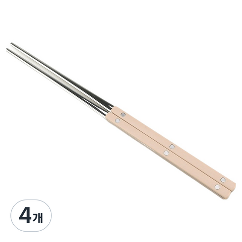 보겐 마르송 실버 커트러리 젓가락, 다크베이지, 4개, 단품