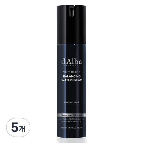 [비건뷰티] 달바 올인원 밸런싱 워터 크림, 50ml, 5개