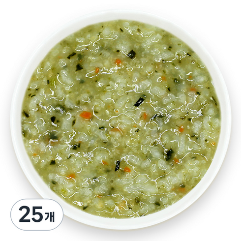 짱죽 실온이유식 9개월부터 중기 죽2, 모듬야채죽, 160g, 25개