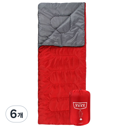 빈슨메시프 레아 침낭 기본형, 기본형 레드, 6개