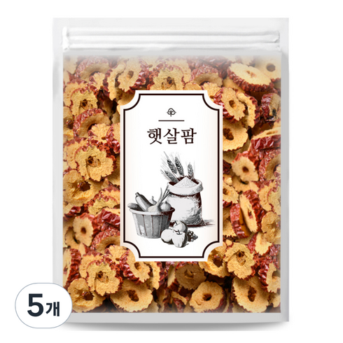 햇살팜 대추슬라이스칩, 300g, 5개