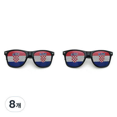 알로데 월드 플래십 소품 안경, TYPE19크로아티아, 8개