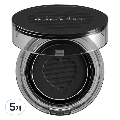 라라츄 헤어 쿠션 퍼펙트 본품 9g, 내츄럴블랙, 5개
