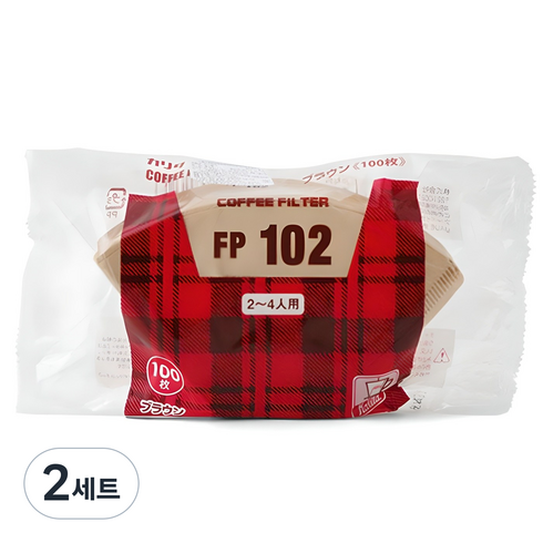 칼리타 FP 102 2-4인용 커피필터, 100개, 2세트