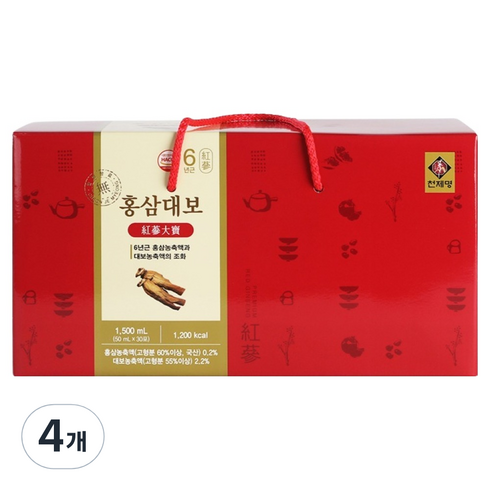 천제명홍삼 대보 30p, 4개, 1.5L
