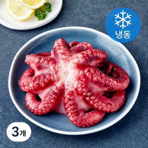 비비수산 자숙 문어 한마리 (냉동), 3개, 500g