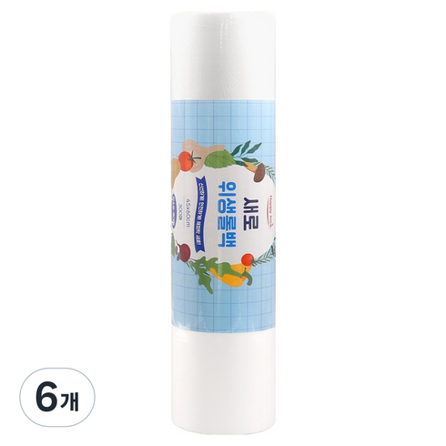 해피락 새로 위생 롤백 투명 업소용 특대 45 x 60 cm, 특대(XL), 6개, 300개입