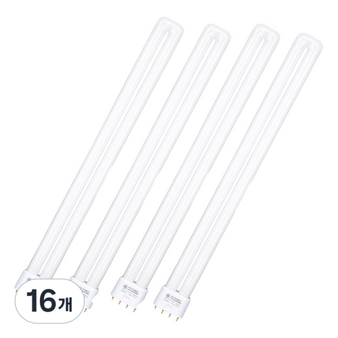 루미트론 GE 에디슨 이관 형광등 55W FPL55EX-D, 백색, 16개