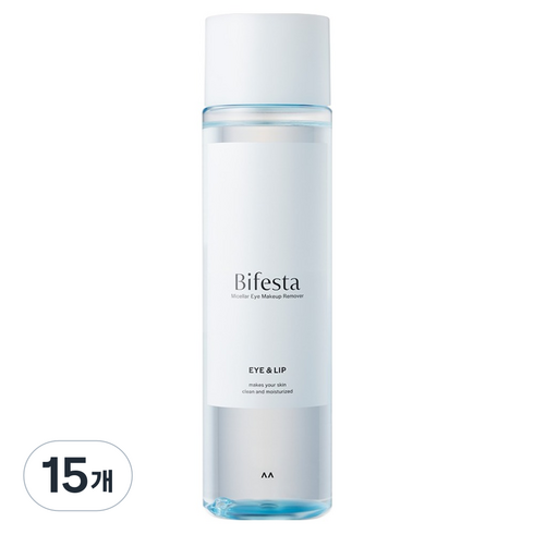 비페스타 미셀라 립앤아이 리무버, 195ml, 15개