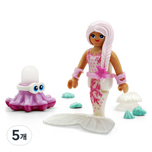 플레이모빌 인어와 문어 피규어 71477, 5개