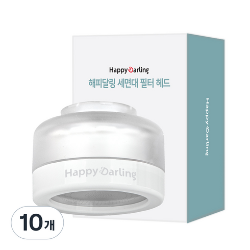 해피달링 세면대 필터 헤드 국내 제조, 10개