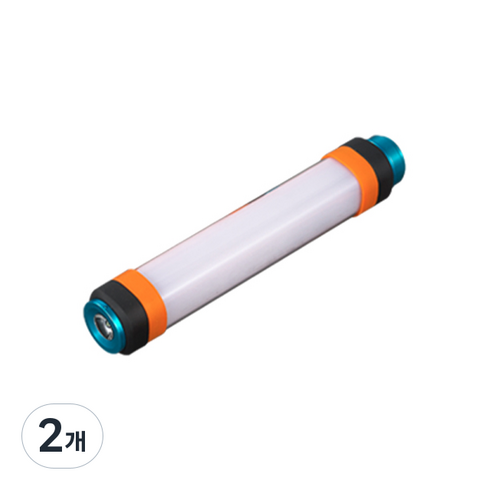 LED 다기능 캠핑랜턴 T-25, 혼합색상, 2개