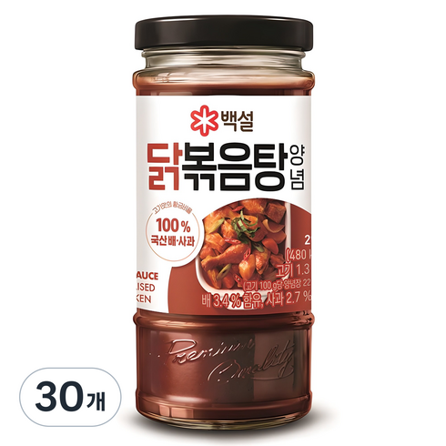 백설 닭볶음탕양념, 290g, 30개