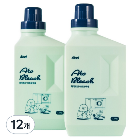 아케이 리빙 화이트샷 아토 표백제, 1.2kg, 2개입, 6개