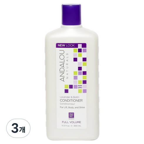 안달로우내추럴스 라벤더 컨디셔너, 3개, 340ml