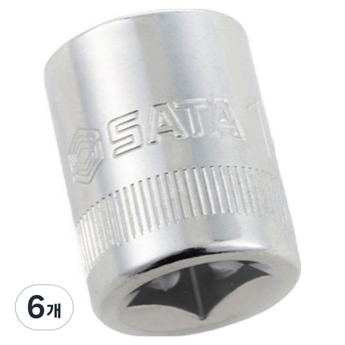 사타 육각 소켓 9mm 12304, 6개
