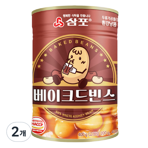삼포 베이크드빈스, 400g, 2개