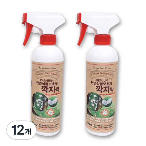 프레시가든 깍지싹 식물보호제, 500ml, 12개
