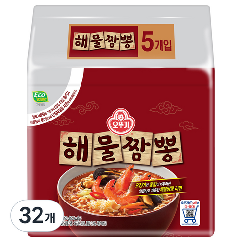 오뚜기 해물짬뽕 120g, 160개