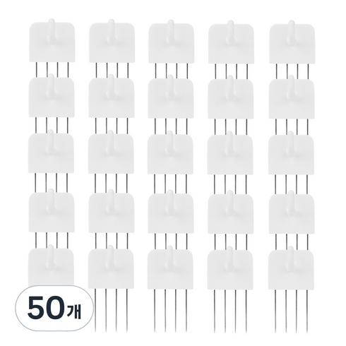 네못핀 벽지핀, 화이트, 50개
