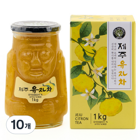 다하 제주 유자차, 1kg, 1개입, 10개