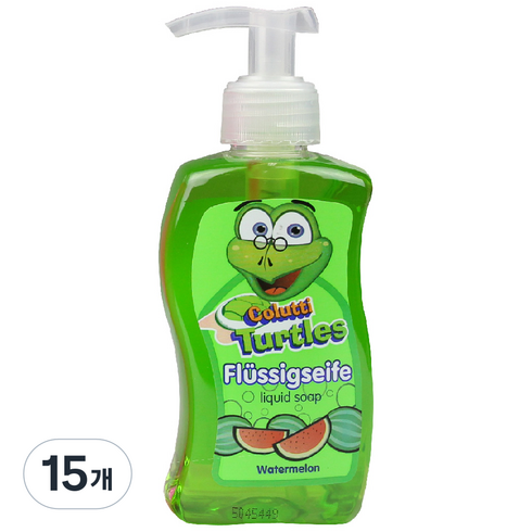 콜루티 레암 터틀 핸드워시, 워터멜론, 15개, 300ml