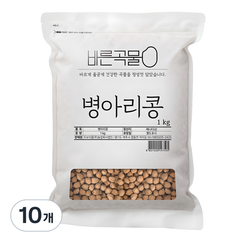 두보식품 바른곡물 병아리콩, 1kg, 10개