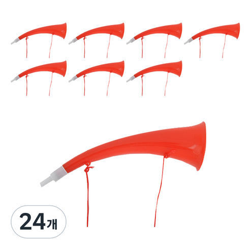 파티쇼 응원휜나팔, 레드, 24개