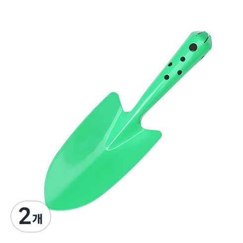 알앤유 가정용 꽃밭 원예용 삽 그린, 2개