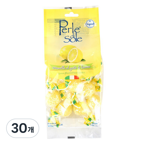 페를레디솔레 레몬 사탕, 110g, 30개