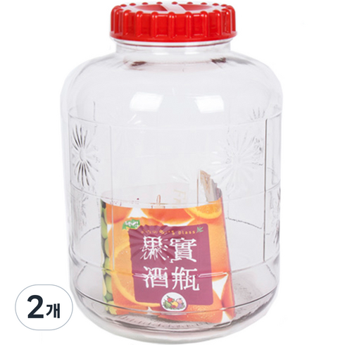 대신 사각 과실주병, 20L, 2개