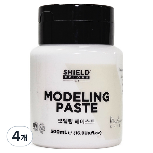 쉴드 모델링 페이스트, 4개, 500ml