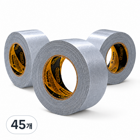 신일테이프 청면테이프 48mm x 25m, 실버, 45개