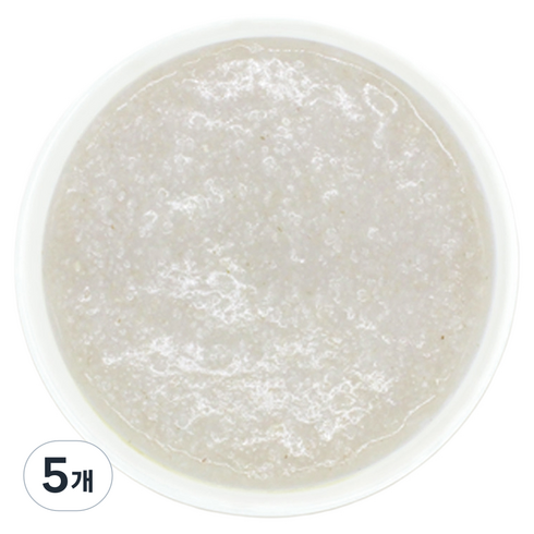 짱죽 실온 이유식 7개월부터 초기 묽은죽, 혼합맛(오트밀/바나나), 140g, 5개