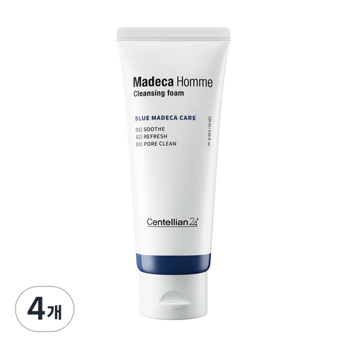 센텔리안24 마데카 옴므 클렌징폼, 120ml, 4개