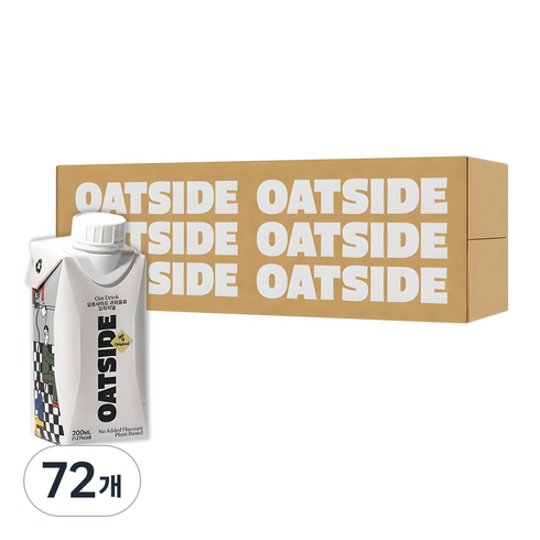 오트사이드 귀리음료 오리지널, 200ml, 72개