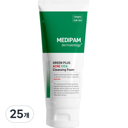 메디팜 아크네 진정 시카 클렌징폼, 220ml, 25개