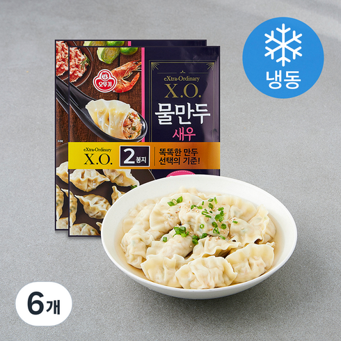 오뚜기 XO 물만두 새우 (냉동), 306g, 6개