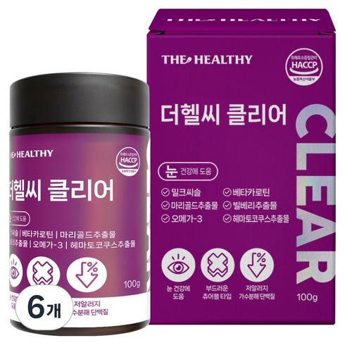 이수펫 더헬씨 강아지 클리어 영양제 100g, 6개, 눈물개선/눈건강, 45정