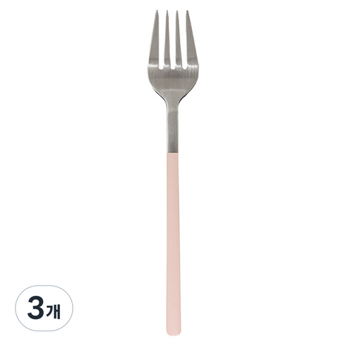 메종오브제 시에르 딜라잇 커트러리 티포크, 블로썸핑크, 3개