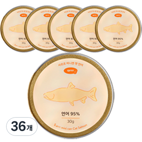 동원아르르 사르르 미니캔 캣 간식, 연어, 30g, 36개
