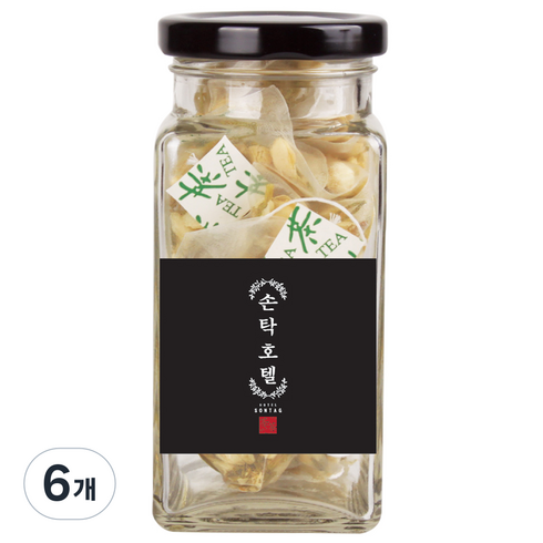손탁호텔 루이보스오렌지 보틀, 1g, 12개입, 6개