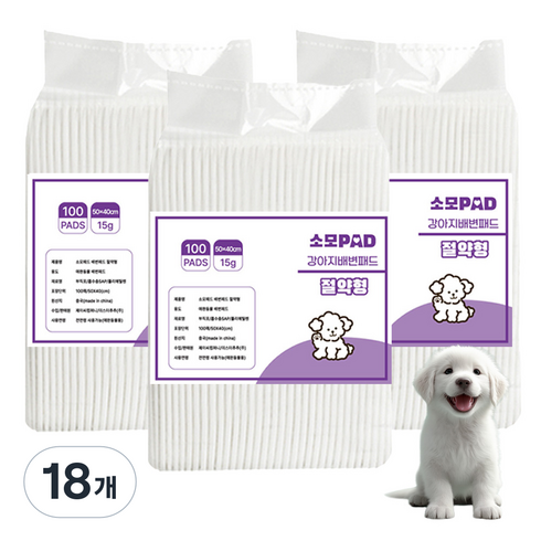 JCCOMPANY 소모 배변패드 15g, 100개입, 18개