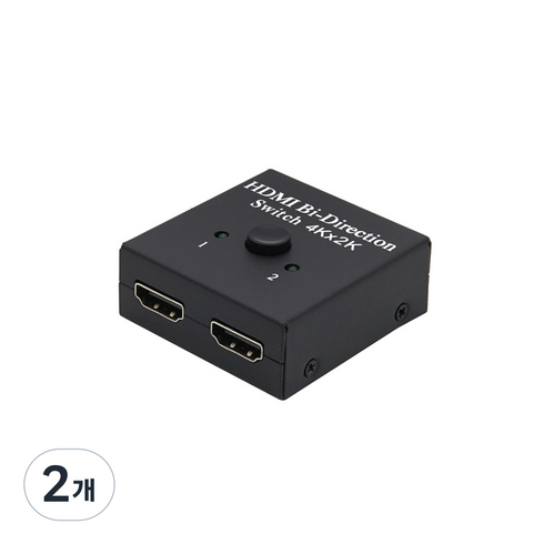 컴스 2 x 1 HDMI 양방향 선택기, TB034, 2개