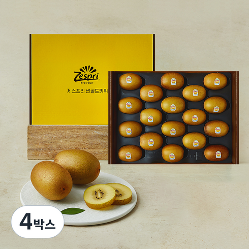 제스프리 썬골드키위 선물세트, 2.3kg(16~25개입), 4박스