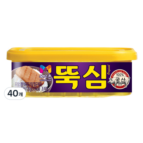 목우촌 뚝심, 120g, 40개
