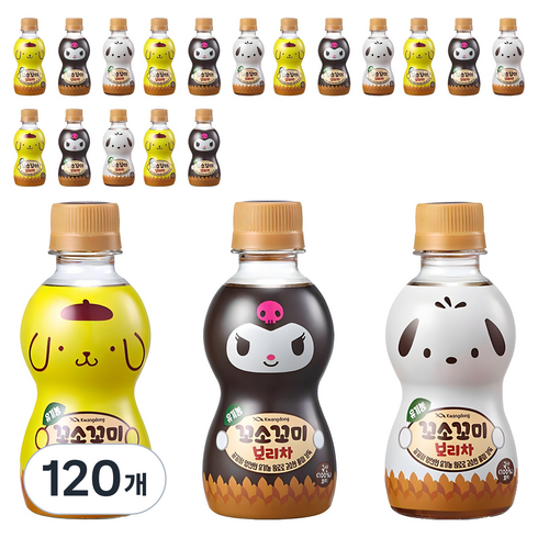 꼬소꼬미 유기농 보리차 랜덤발송, 200ml, 120개