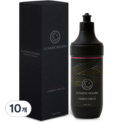 루나틱폴리시 체리핏 타이어 젤, 500ml, 10개