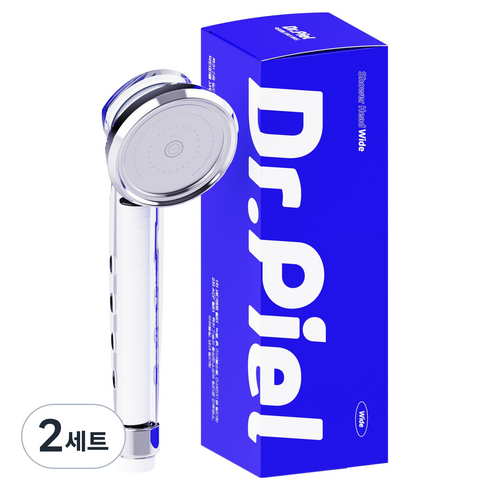 닥터피엘 와이드샤워기 기본세트, 2세트, 투명